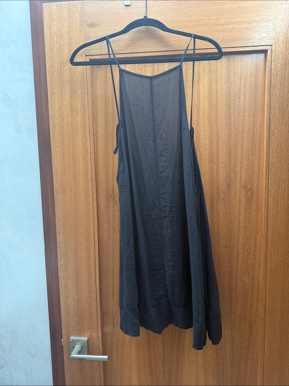 Intimately Free People Strappy Black Slip Dress